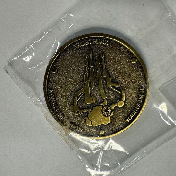 Frostpunk Signature Edition Video Game Collector Coin - Picture 1 of 2
